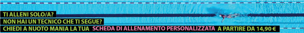 Scheda allenamento nuoto personalizzata