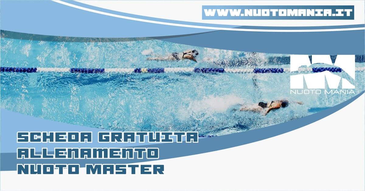 Schede allenamento gratuite Nuoto Master